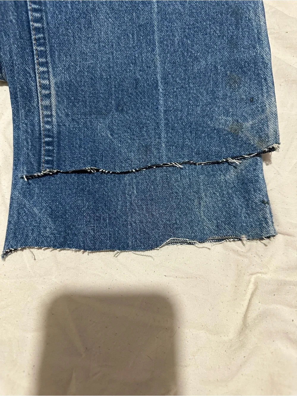 Wrangler Men's Medium Blue Straight Jeans